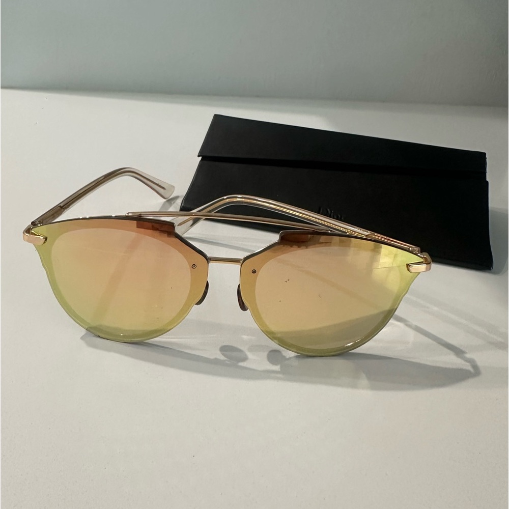 CHRISTIAN DIOR REFLECTED Rose Mirrored Sunglasses